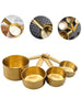 4pcs/8pcs Stainless Steel Measuring Cup And Spoon Set, Coffee, Spices, Baking, Kitchen Tools Measuring Utensils